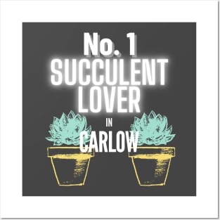 The No.1 Succulent Lover In Carlow Posters and Art